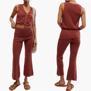 FAVORITE DAUGHTER Ruby Sweater Vest & Pants XS